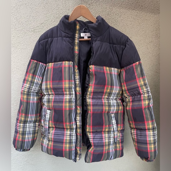 BP. | Men’s | Puffer Jacket | Black and Plaid | Small - Picture 1 of 9